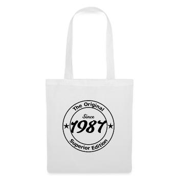 Year of birth 1987 - Tote Bag - white - Front