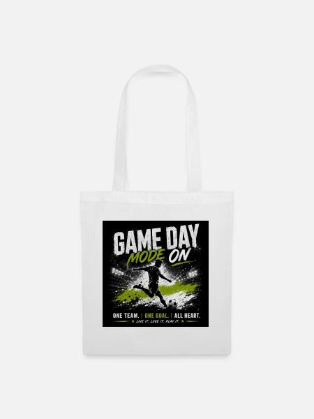 Game Day Modus Aktiv - Stoffbeutel - Weiß