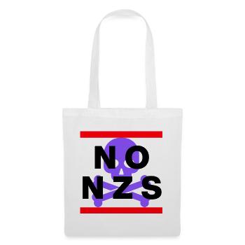 PAS DE NZS, PLUS JAMAIS, D’ANTIFASCISME, PAS D’AFD PURPLE - Sac en tissu - blanc - Devant