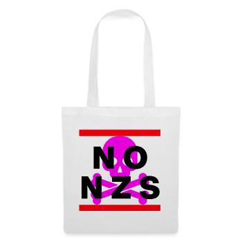 PAS DE NZS, PLUS JAMAIS, D’ANTIFASCISME, PAS D’AFD PINK - Sac en tissu - blanc - Devant