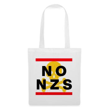 PAS DE NZS, PLUS JAMAIS, D’ANTIFASCISME, PAS DE JAUNE AFD - Sac en tissu - blanc - Devant