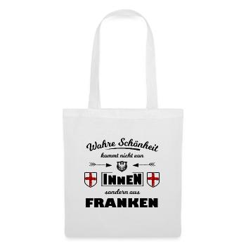 Heraldisches Schildtrio Franken - Stoffbeutel - Weiß - Vorne
