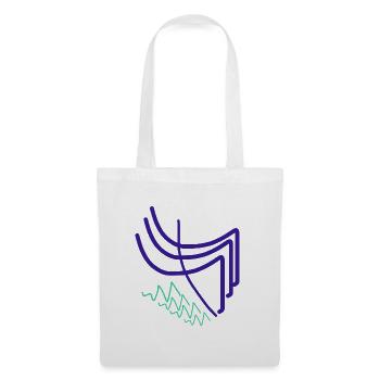 Harmonie abstraite - Sac en tissu - blanc - Devant