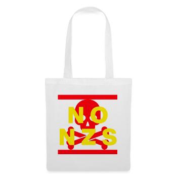 PAS DE NZS PLUS JAMAIS ANTIFASCISME PAS AFD JAUNE ROUGE - Sac en tissu - blanc - Devant