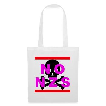 PAS DE NZS PLUS JAMAIS ANTIFASCISME PAS AFD PINK - Sac en tissu - blanc - Devant