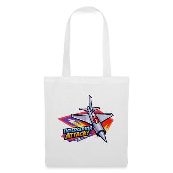 Interceptor Jet Attack Graphic - Tote Bag - white - Front