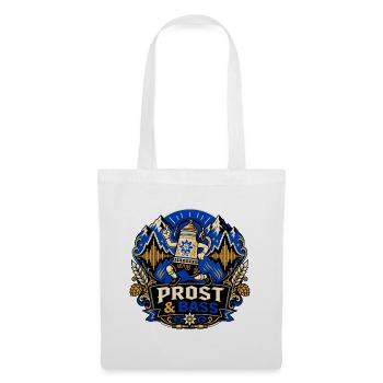 Beer mug with headphones – Music Festival - Tote Bag - white - Front
