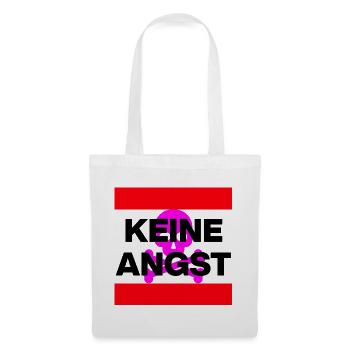 KEINE ANGST NIE WIEDER IST JETZT SKULL PINK NO NZS - Stoffbeutel - Weiß - Vorne