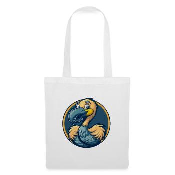 Flamingo Kawaii Mascot Cartoon Clipart Logo Badge - Tote Bag - white - Front