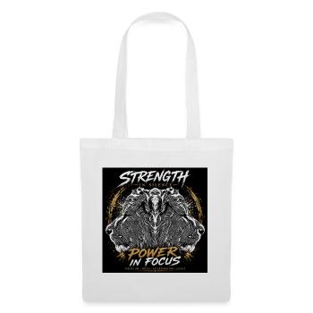 Power in Silence: Focus Design - Tote Bag - white - Front