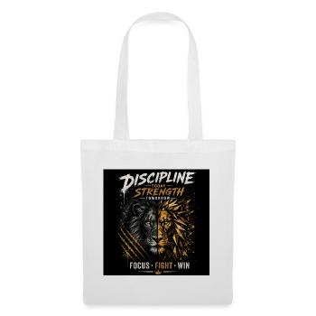 Discipline Lion Dual Strength - Stoffbeutel - Weiß - Vorne