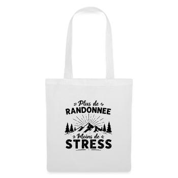 Plus de randonnée humour randonneur cadeau - Sac en tissu - blanc - Devant