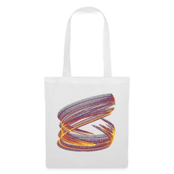 Light Vortex of Chaos – Strange Attractor - Tote Bag - white - Front