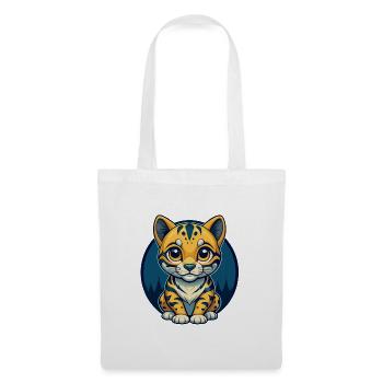 Mascotte Kawaii Logo clipart Logo de la mascotte Kawaii - Sac en tissu - blanc - Devant
