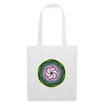 Tourbillon de néons dans une frénésie de couleurs - Sac en tissu - blanc - Devant