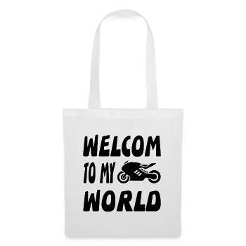 motorcycle - Tote Bag - white - Front