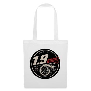 Turbo 1.9 Boost Diesel Badge - Tote Bag - white - Front