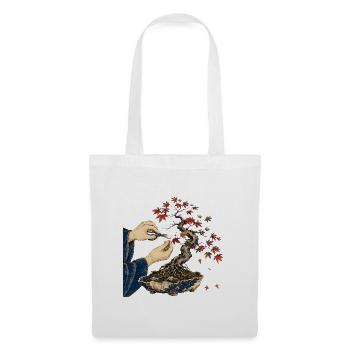Zen Bonsai Finger Work - Tote Bag - white - Front