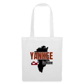 Grönland: Yankee Go Home - Stoffbeutel - Weiß - Vorne