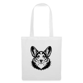 Corgi - Tote Bag - white - Front