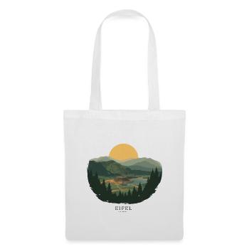 Eifel Volcano Landscape | Vintage Poster - Stoffbeutel - Weiß - Vorne