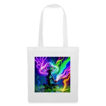 Idegen_Saman - Sac en tissu - blanc - Devant