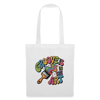 Groove is in the Art - Tote Bag - white - Front