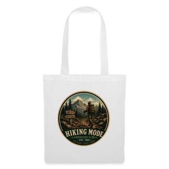 Hiking Mode Vintage Adventure Graphic - Tote Bag - white - Front