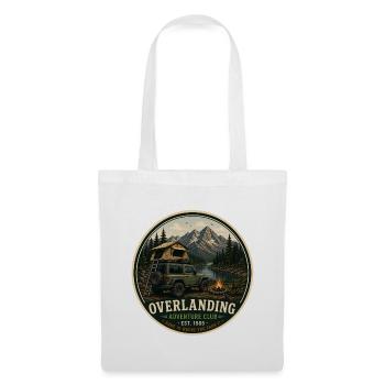Overlanding Vintage Adventure Graphic - Tote Bag - white - Front