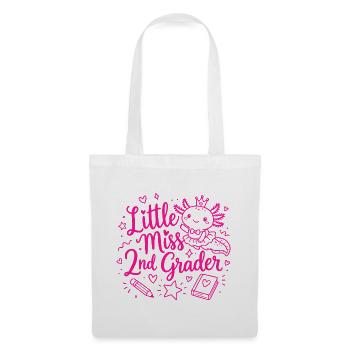 Little Miss 2nd Grader - Cute Axolotl - Tote Bag - white - Front