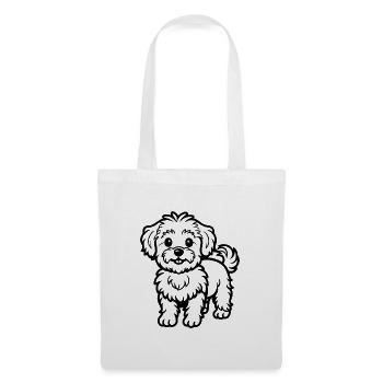Maltipoo - Stoffbeutel - Weiß - Vorne