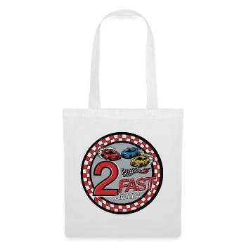 2 Fast Birthday Race Car Design - Tote Bag - white - Front