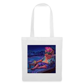 Cyberpig - Tote Bag - white - Front