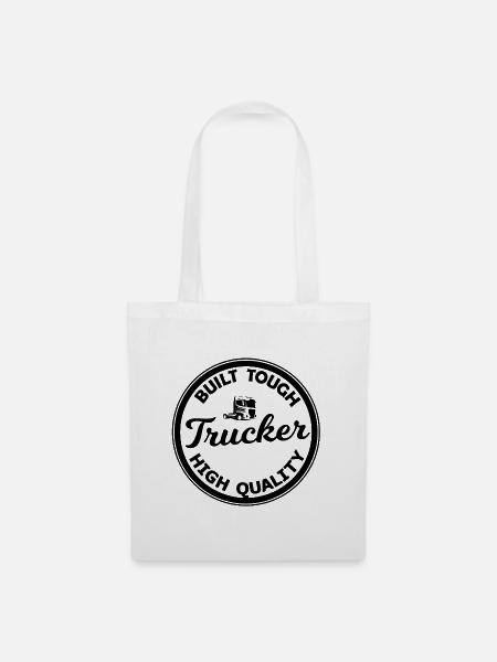 Trucker Design - Stoffbeutel - Weiß