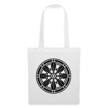 Dharma Wheel - Tote Bag - white - Front