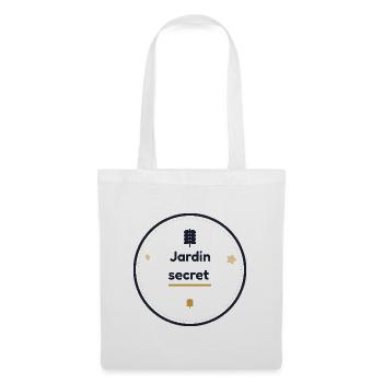Jardin secret  - Sac en tissu - blanc - Devant