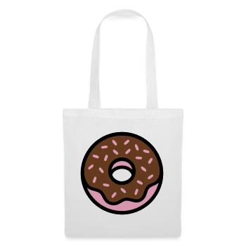 Donut Chocolate Sprinkles Icon - Tote Bag - white - Front