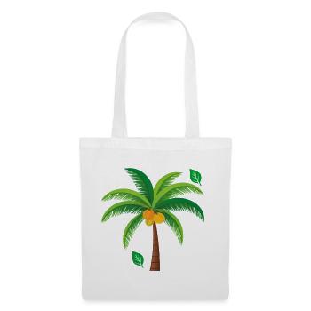 Tropical Palm Tree Colorful - Tote Bag - white - Front