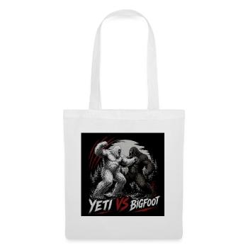 Yeti vs Bigfoot - Tote Bag - white - Front
