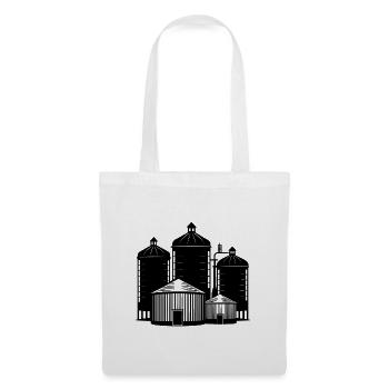 Bacs à grains - Sac en tissu - blanc - Devant