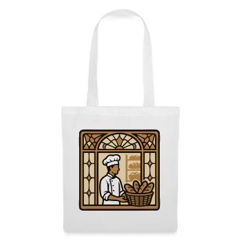 Baeckerei Shop Window Logo - Tote Bag - white - Front
