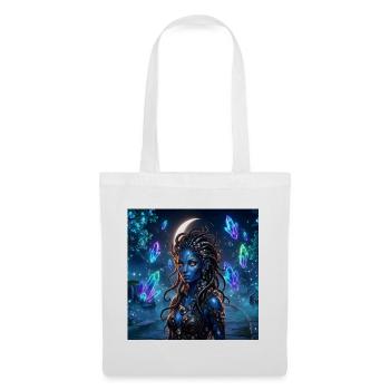 Sirène de Cristal Bleu - Sac en tissu - blanc - Devant