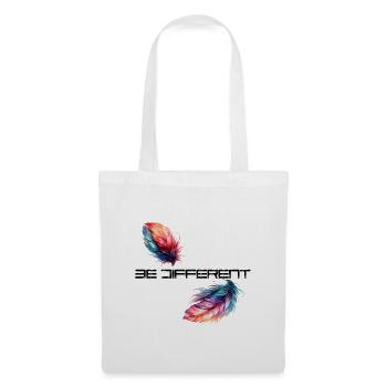 être différent - Sac en tissu - blanc - Devant