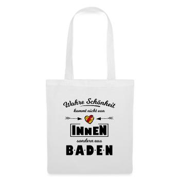 Schönheit aus dem Badnerland - Stoffbeutel - Weiß - Vorne