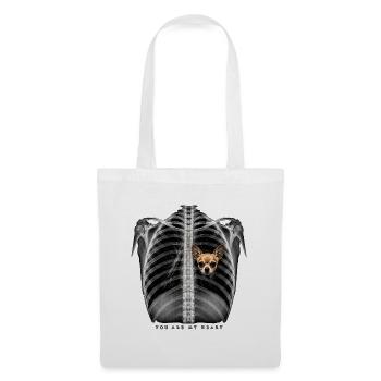 You Are My Heart - Sac en tissu - blanc - Devant