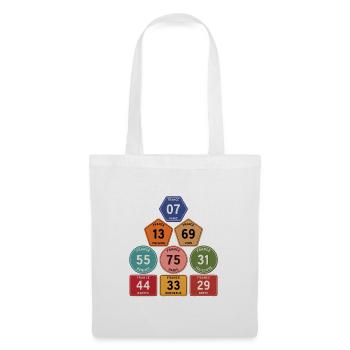 Vintage France Departments - Tote Bag - white - Front