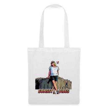 Sunset Vibes Holiday Pop Art Graphics - Tote Bag - white - Front