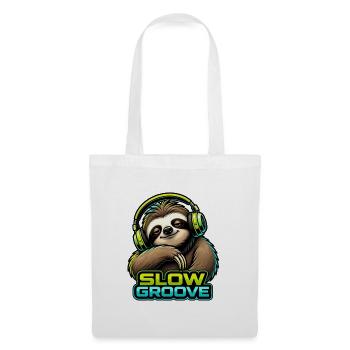 Faultier - Slow Groove - Stoffbeutel - Weiß - Vorne