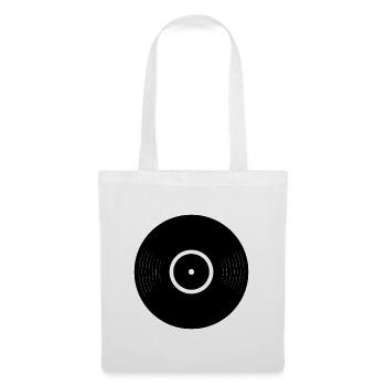 Vinyl-Schallplatte - Stoffbeutel - Weiß - Vorne