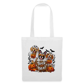 Halloween Dogs Trick or Treat - Tote Bag - white - Front
